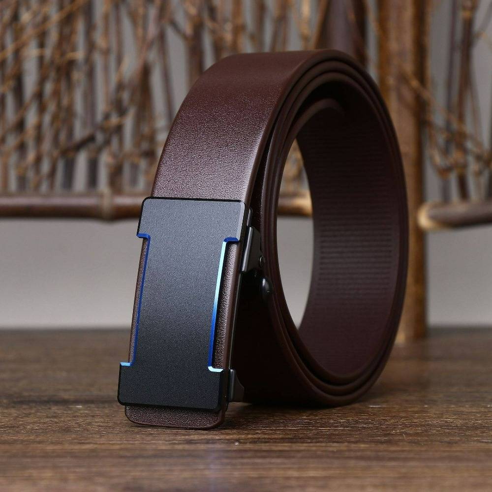 Automatic Buckle Business Men's Dress Belt