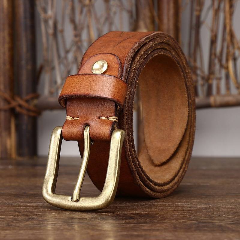 Bohemian Vintage Style Embossed Men's Belt